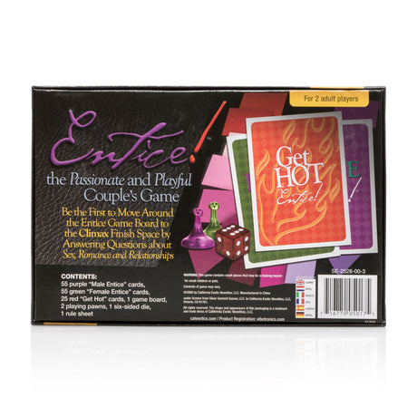 CalExotics Entice Game — Adult Board Game - SE2528003
