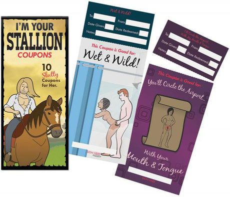 Kheper Games I'm Your Stallion — 10 Adult Coupon Set - KG-BGR201