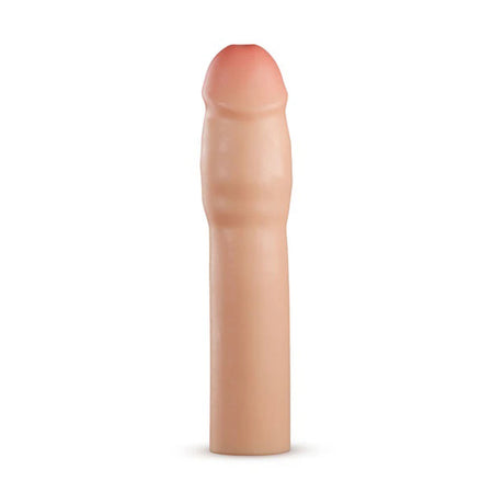 Blush Performance Plus 1.5" Silicone Penis Extender Sleeve — Beige, 7" - BL-26283