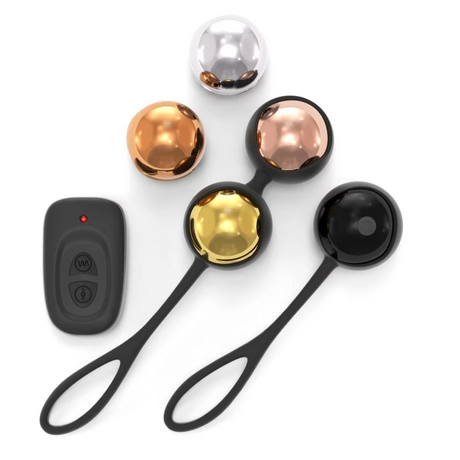 Dorcel Training Balls — Vibrating Kegel Set with 5 Weights - DL2080