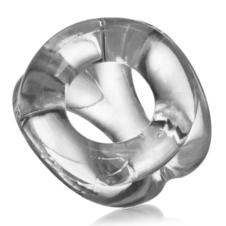 OXBALLS TRI-SPORT Cocksling — Clear FLEXtpr 3-Ring - OX-AJ1076-CLR