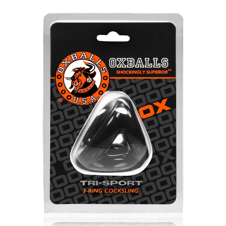 OXBALLS TRI-SPORT Cocksling — Black - OX-AJ1076-BLK