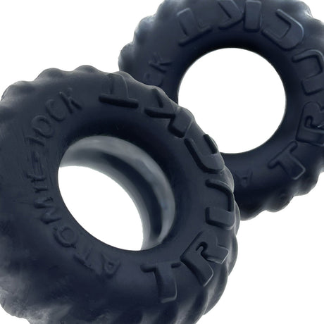 OXBALLS TRUCKT 2‑Piece FLEXtpr Cockring Set — Night - OX-AJ-1049-NGT