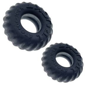 OXBALLS TRUCKT 2‑Piece FLEXtpr Cockring Set — Night - OX-AJ-1049-NGT