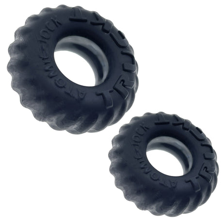 OXBALLS TRUCKT 2‑Piece FLEXtpr Cockring Set — Night - OX-AJ-1049-NGT