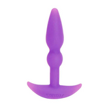 Tantus Perfect Plug Plus Silicone Butt Plug — Purple, 1.9cm x 9.5cm - TS563PR
