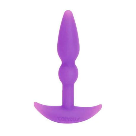 Tantus Perfect Plug Plus Silicone Butt Plug — Purple, 1.9cm x 9.5cm - TS563PR