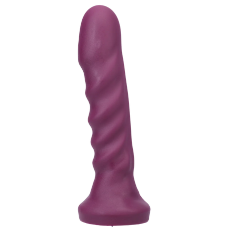 Tantus Echo Super Soft Vibrating Dildo — Currant, 6.5 in - TS7944