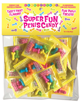 Little Genie Super Fun Novelty Penis Candy — 25 Fun-Size Packs - CP-900