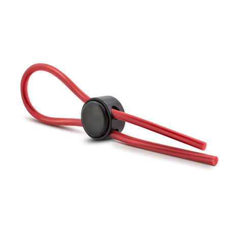Blush Stay Hard Silicone Loop Cock Ring — Red - BL-31098