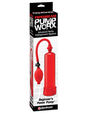 Pipedream Pump Worx Beginner Power Pump - Red - PD3260-15