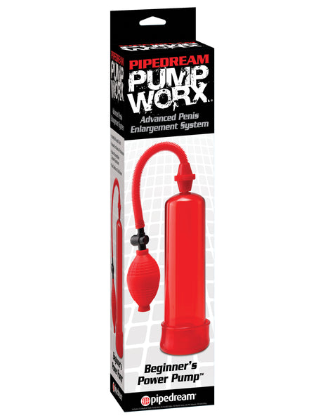 Pipedream Pump Worx Beginner Power Pump - Red - PD3260-15