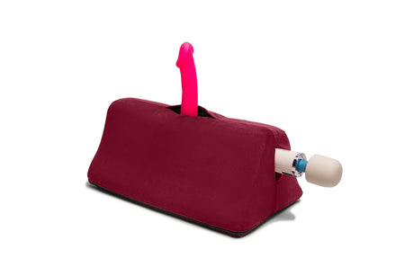 Liberator Tula Toy Mount — Merlot Velvish Dual-Pocket - L1368