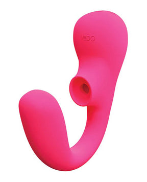 VeDO Suki Plus Rechargeable Dual Sonic Vibe — Foxy Pink - VI-F1409