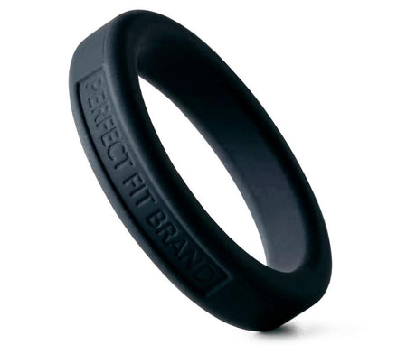 Perfect Fit Hefty Ring 44mm Silicone Stretch Ring - Black - PF-UB-133