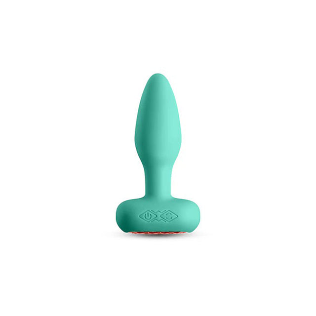nsnovelties Techno Prism Teal Anal Plug — App-Controlled - NSN-0287-08
