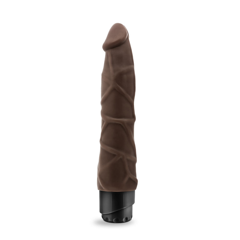 Dr. Skin - Cock Vibe 1 - 9 Inch Vibrating Cock - Chocolate by Blush
