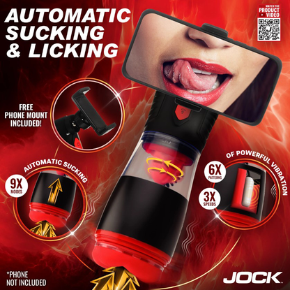 Curve Toys Sucking, Licking and Vibrating Masturbator - CN1026