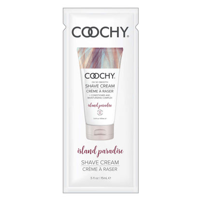 Coochy Shave Cream - Island Paradise - 15 ml Foils by Classic Brands