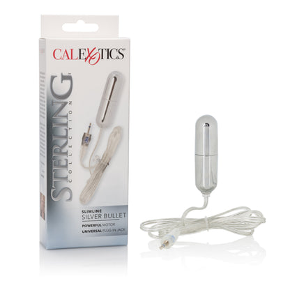 Sterling Collection Slimline Silver Bullet by CalExotics