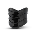 Blush Beef Ball Stretcher — Snug X-Long, 1 Inch Diameter (Black) - BL-93315