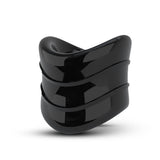 Blush Beef Ball Stretcher — Snug X-Long, 1 Inch Diameter (Black) - BL-93315