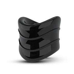 Blush Beef Ball Stretcher — Snug X-Long, 1 Inch Diameter (Black) - BL-93315