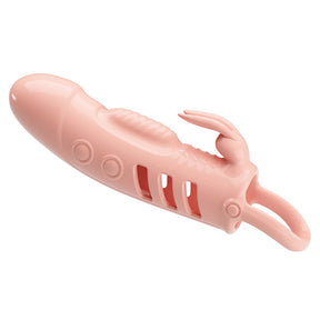 Pretty Love Sloane Vibrating Penis Sleeve — Flesh (7.36 in) - BI-026243