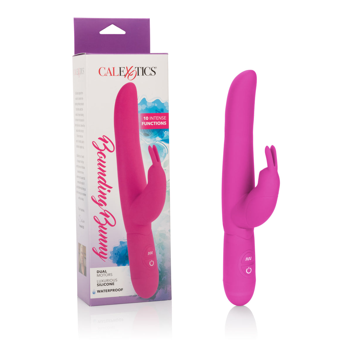 CalExotics Posh 10-Function Silicone Bounding Bunny - Pink - SE4540053