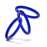 Blush Performance Vs1 Pure Silicone Cock Rings — 3-Pack Medium Indigo - BL-71812