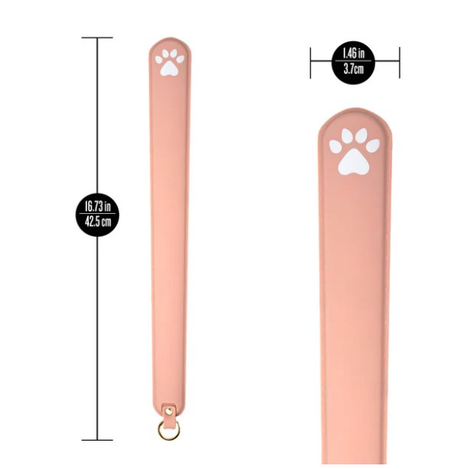 Blush Temptasia Ardor Slapper — Puria Silicone, Pink, 16.73 in - BL-55560