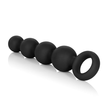 Silicone Booty Beads - Black by CalExotics