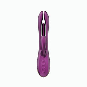 Honey Play Box Terri App-Controlled Tapping Rabbit Vibrator, Purple - H-VS-22-951PU