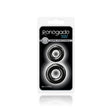 nsnovelties Renegade Double Stack Ring — Black - NSN-1111-73