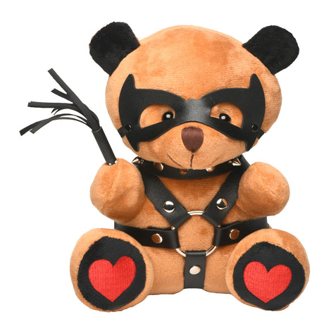 XR Brands Dom Bear Plush — Compact Cuddly Gag Gift - MS-AH657