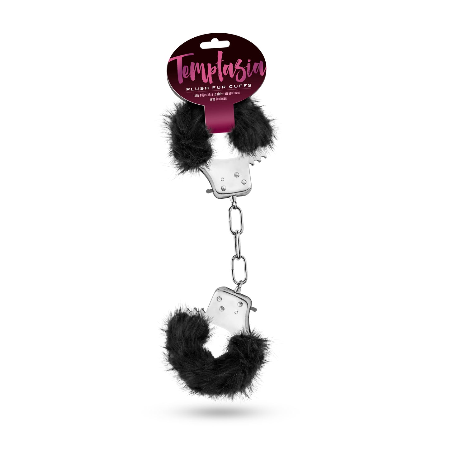 Temptasia - Plush Fur Cuffs - Black by Blush