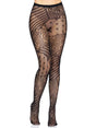 Leg Avenue Doll Net Tights — One Size, Black - LA-9234BLKOS