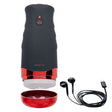 CalExotics Xcess Hot Moaning Pussy Rechargeable Masturbator — Black - SE5545103