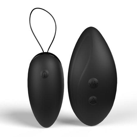 Screaming O Dual Vibe Remote and Vibrating Egg — Black - SO-ADV-BL