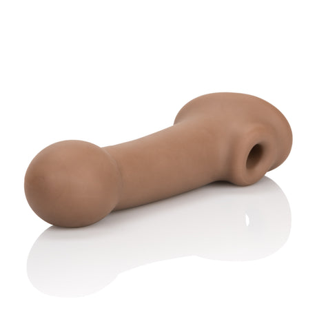 CalExotics Ultimate Extender Penis Sleeve, Brown - SE1627202
