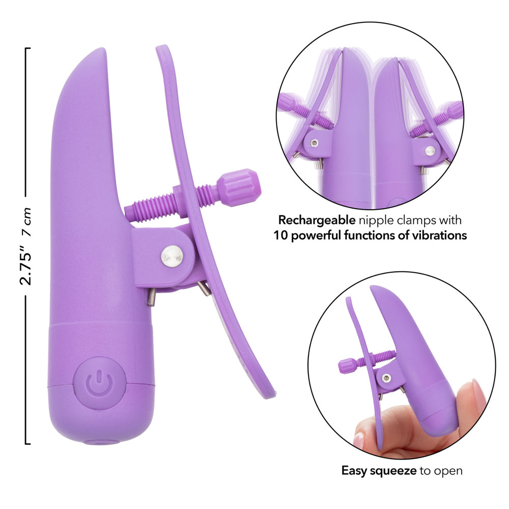 Nipple Play - Nipplettes - Purple Rechargeable by CalExotics