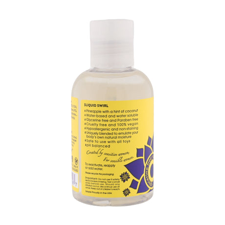 Sliquid Naturals Swirl Pina Colada Water-Based Lubricant, 4.2 fl oz - SLIQ006