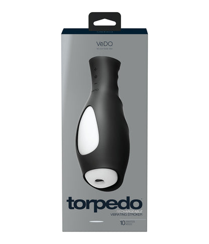 Torpedo Rechargeable Stroker - Just Black by VeDO
