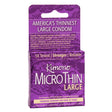 Paradise Marketing Kimono Microthin Large Condoms — 3 Pack - KM08003