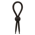 CalExotics Alpha Liquid Silicone Lasso — Adjustable Ring, Black (12 cm) - SE1492262
