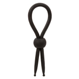 CalExotics Alpha Liquid Silicone Lasso — Adjustable Ring, Black (12 cm) - SE1492262