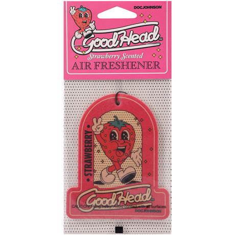 Doc Johnson Goodhead Strawberry Hanging Air Freshener - DJ1360-84-CD