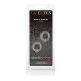 CalExotics Silver Nipple Jewelry — Hoop with Dangling Beads - SE2630052