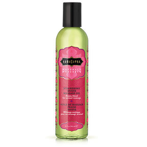 Kama Sutra Naturals Massage Oil — Strawberry Divine, 8 fl oz - KS10194
