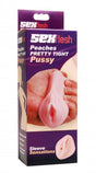 XR Brands Mini Realistic Tight Stroker — Pink Travel Sleeve - SF-AD986